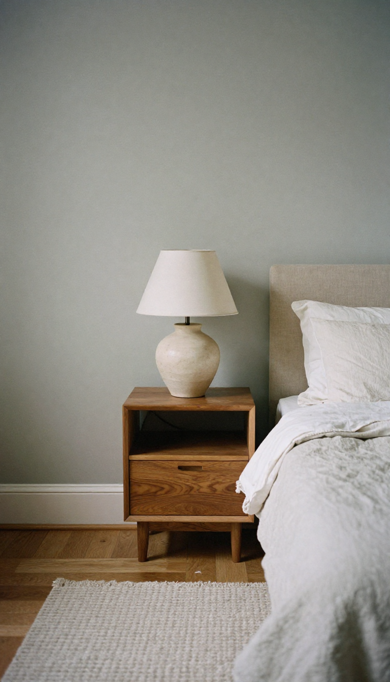 greige colour on a bedroom wall