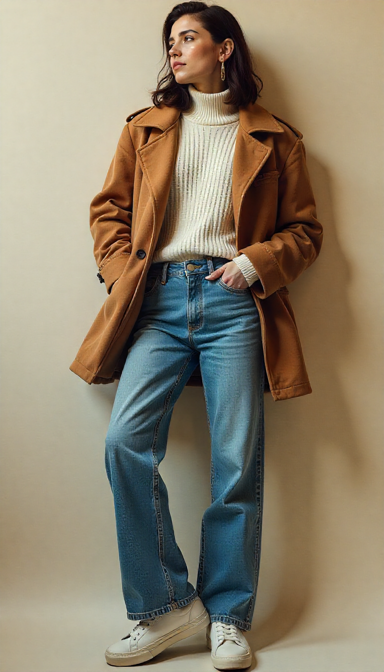 woman in every day casual outfit