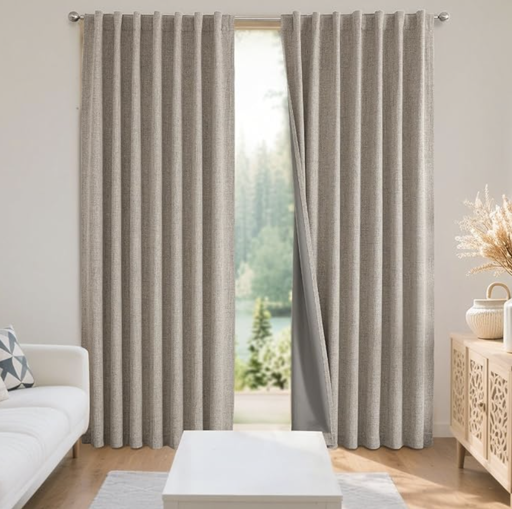 natural linen curtains