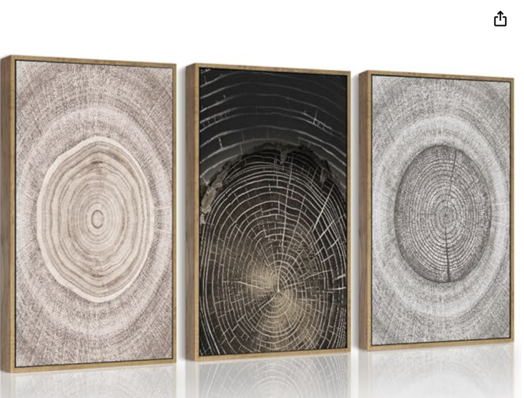 reclained wood look wall art