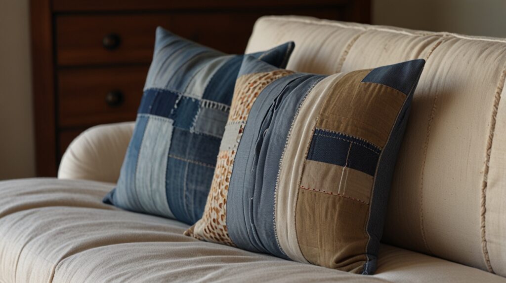 patchwork pillow covers