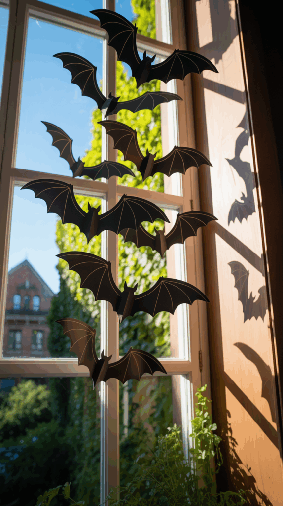 bat window silhourettes