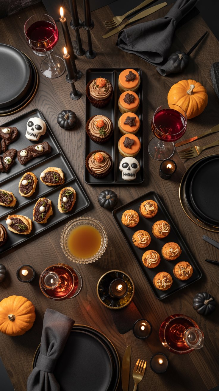 halloween food table idea