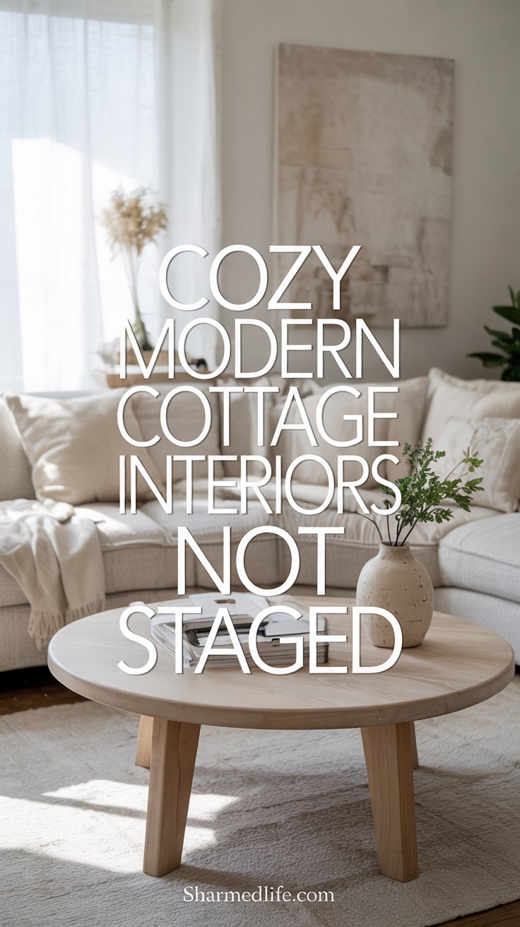 image of a modern cottage living room 