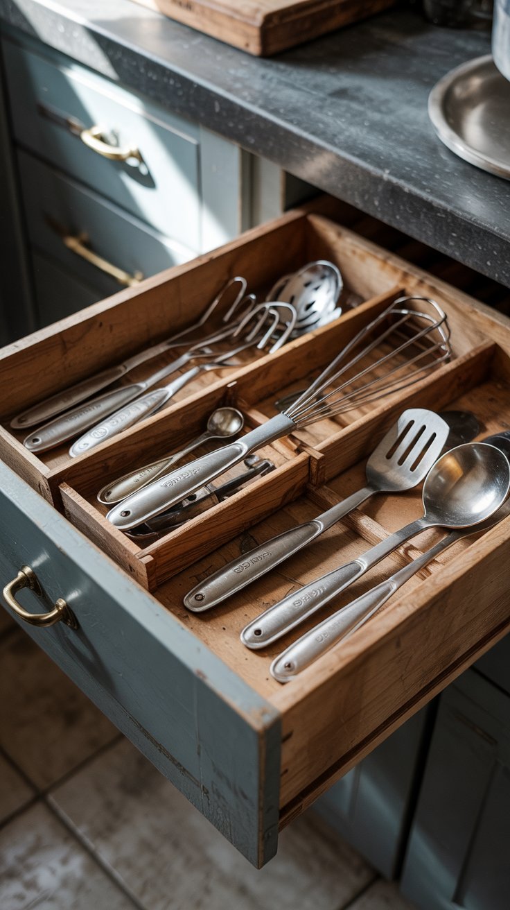 image of organized drawer