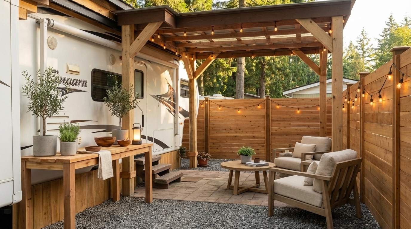 Tiny Retreat Living: Our Fence Plans + Landscaping Ideas for a Private Backyard Escape