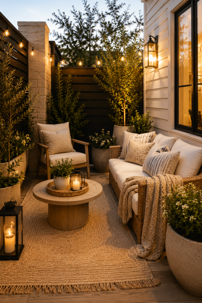 Image of a Small Patio Seating and Design That Always Works 